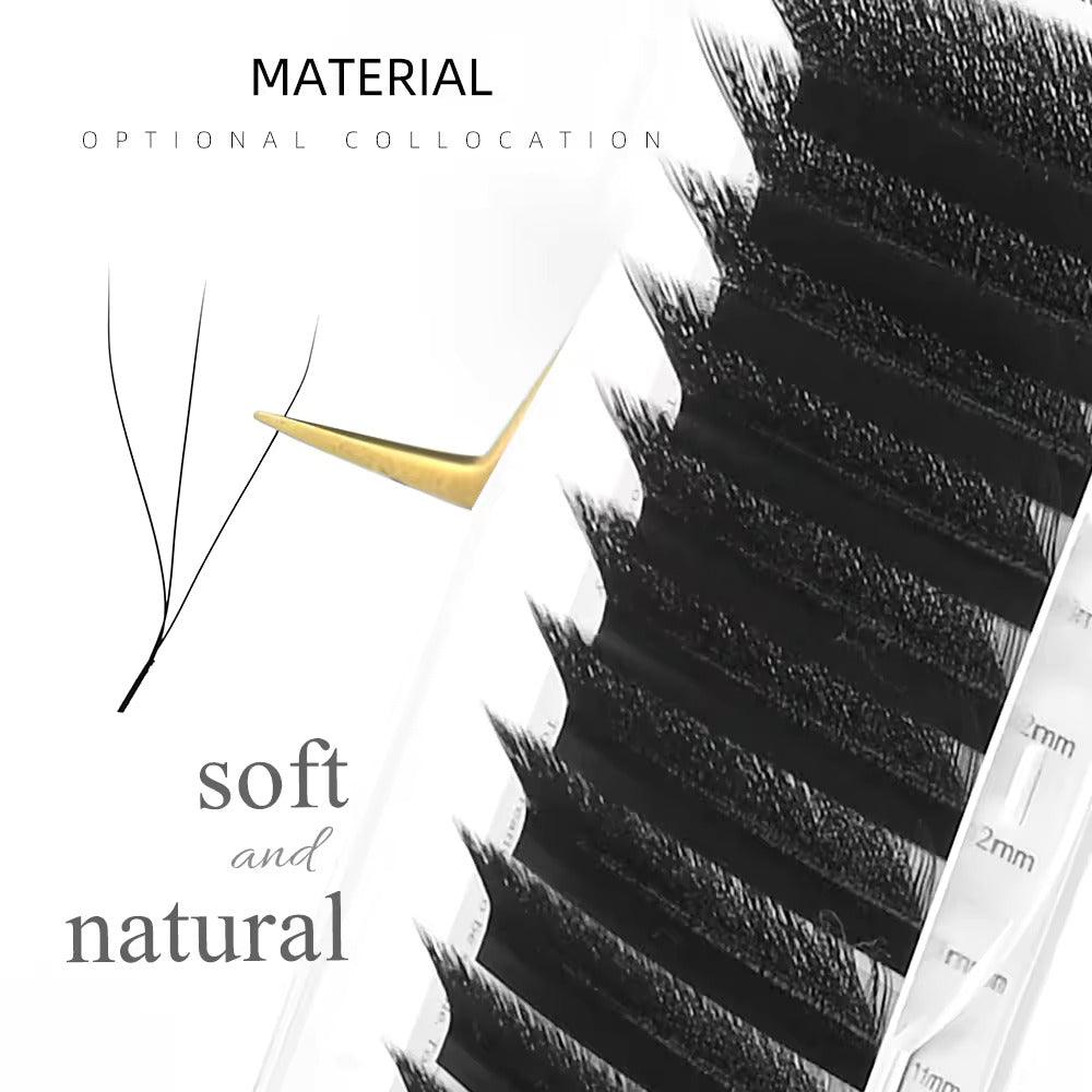 Extensii gene gata facute Nagaraku 3D W curbura M (LU)