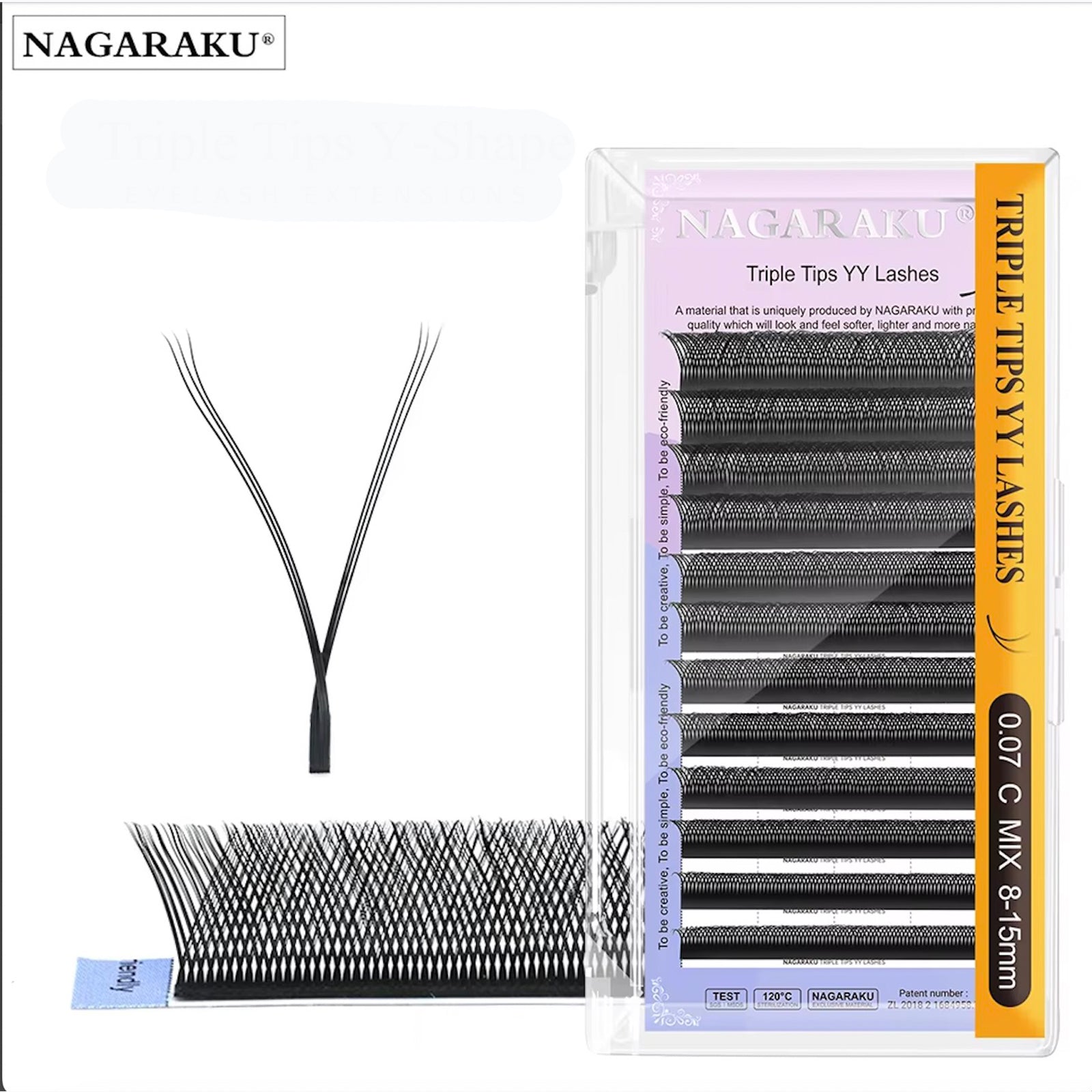 Extensii gata facute Nagaraku Triple Tips 2D YY