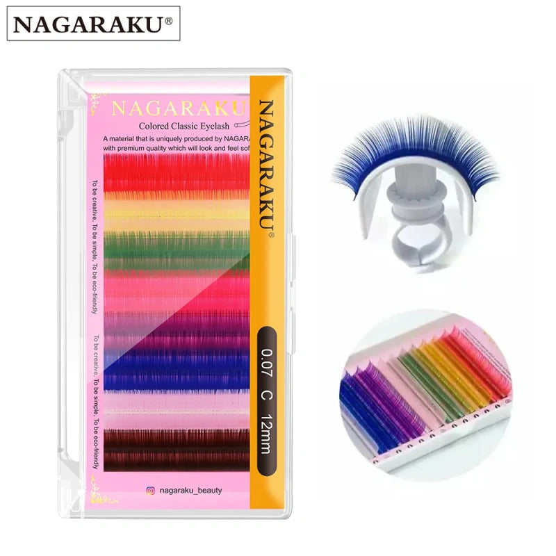 Extensii gene Nagaraku 8 culori, 16 linii