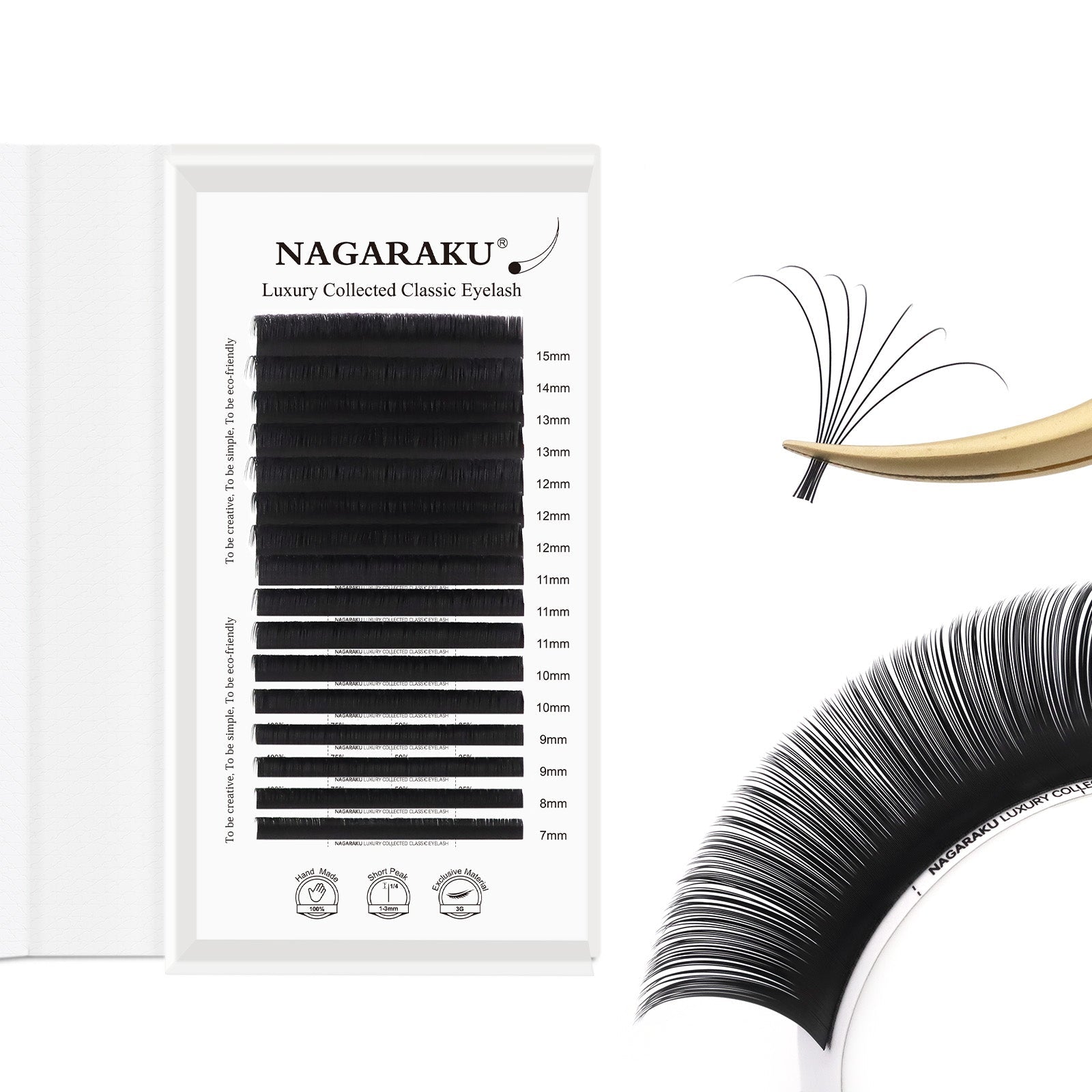 Extensii gene Nagaraku Luxury, 16 linii