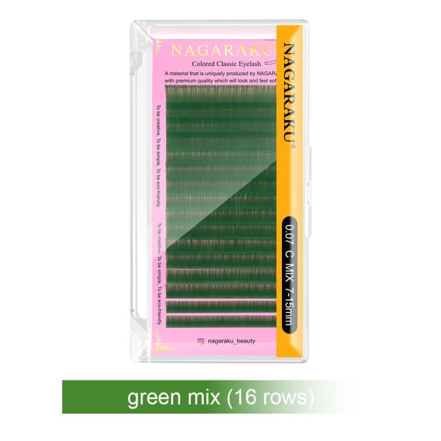 Mix extensii gene color Nagaraku, Verde