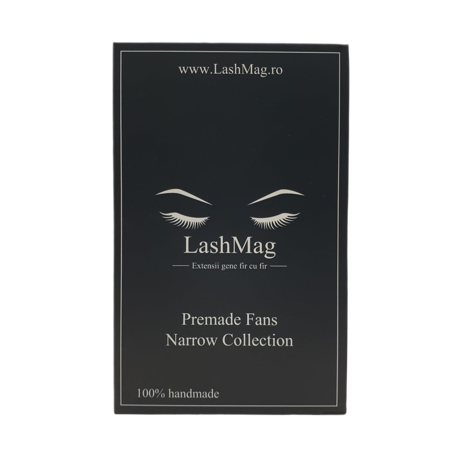 Gene premade LashMag Narrow 12D, 1000 buchetele