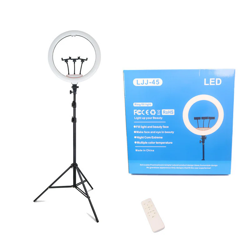 Lampa circulara Ring Light 46cm 55w cu telecomanda