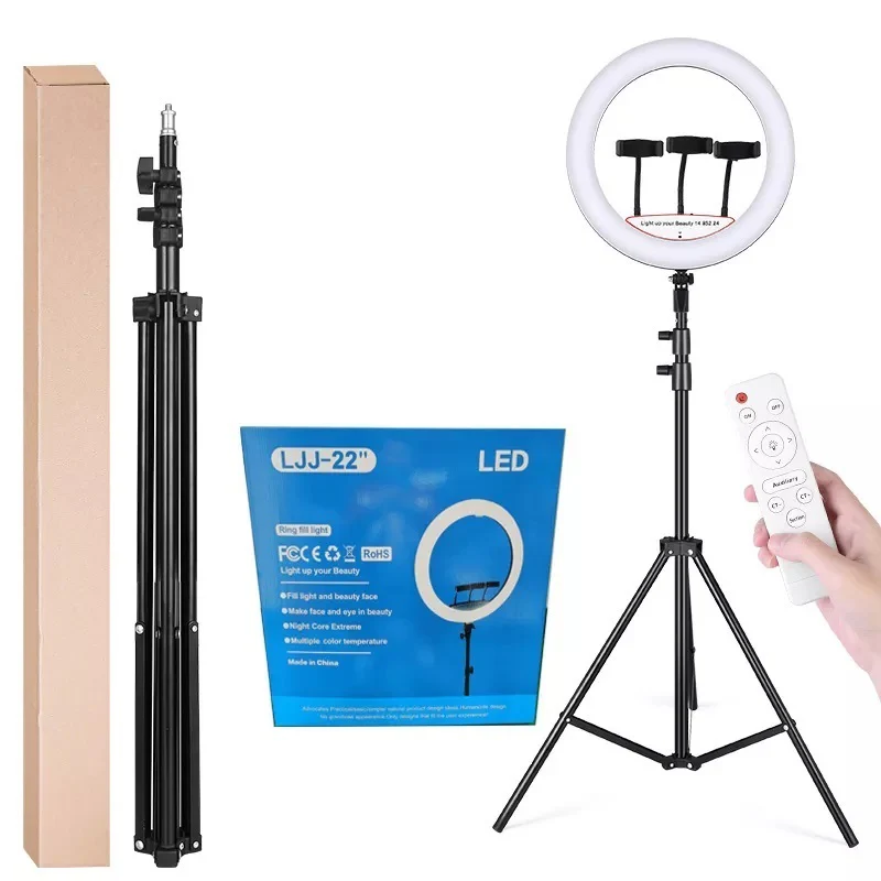 Lampa circulara Ring Light 56cm 55w cu telecomanda